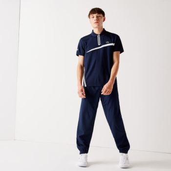 Lacoste SPORT Performance Side Zip Track Pants Pánské - Kalhoty Tmavě Blankyt Blankyt | CZ-3DnvWT